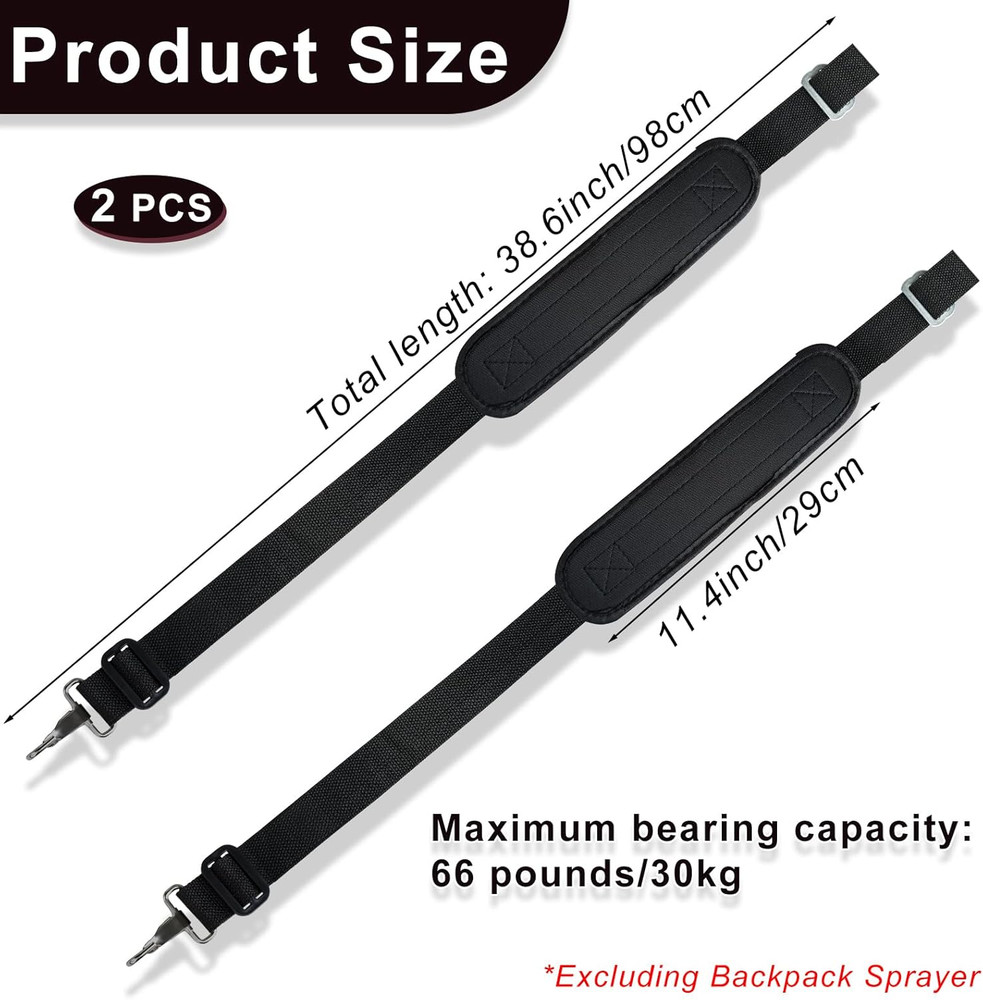 Heavy Backpack Sprayer Replacement Straps Padded Shoulder Straps Padded Shoulder