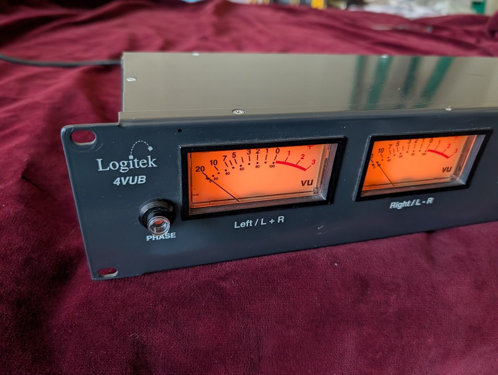 logitek 4vub 4 vu meter fully adjustable and 100% working