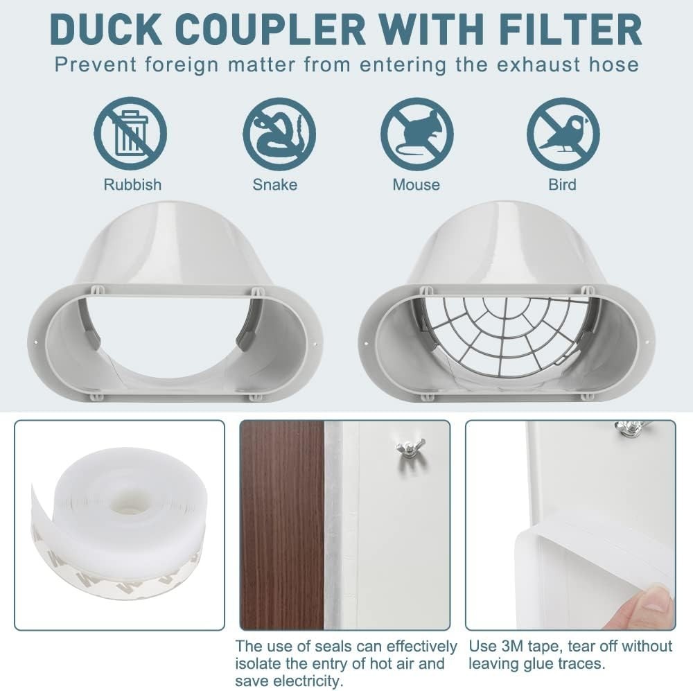 Efficient AC Window Kit for Residential Use - No Tools Required Installation