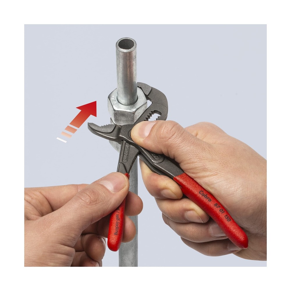 Knipex Tools 00 19 55 S5, Cobra Pliers, 5Piece Set with Tool Pouch Tool Roll