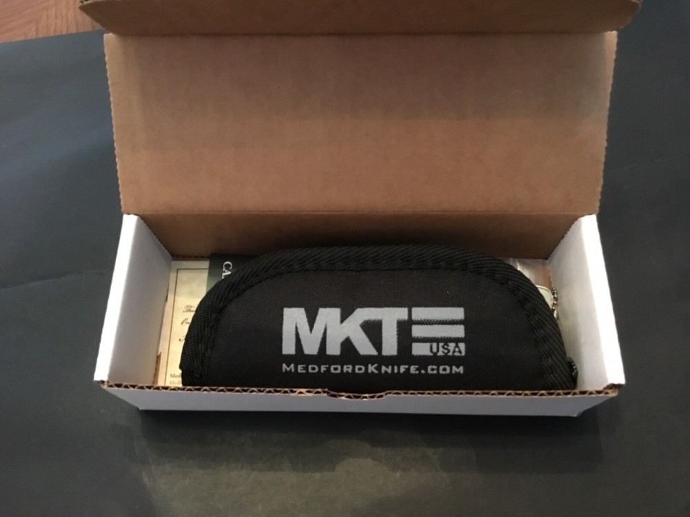 Custom Medford Knife Smooth Criminal Button Lock Flipper Folder Folding Knife