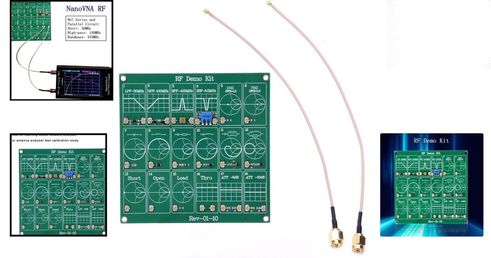Comprehensive RF Module Kit - 30MHz-433MHz with UFL Patch Cords Included