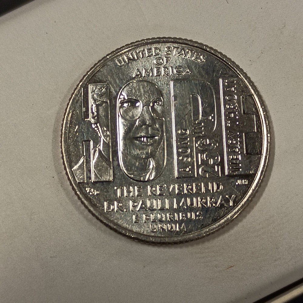 Misprint Woman's Quarter "In Cod We Trust"