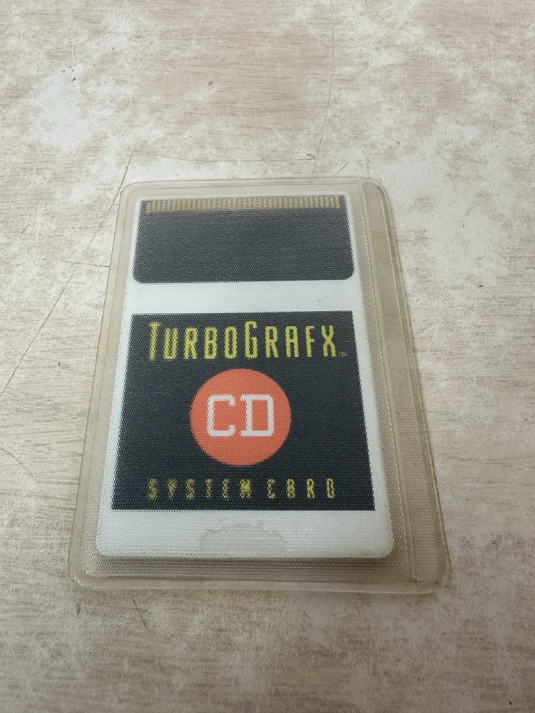 TurboGrafx 16 CD System Card - USA Version - Tested & Working