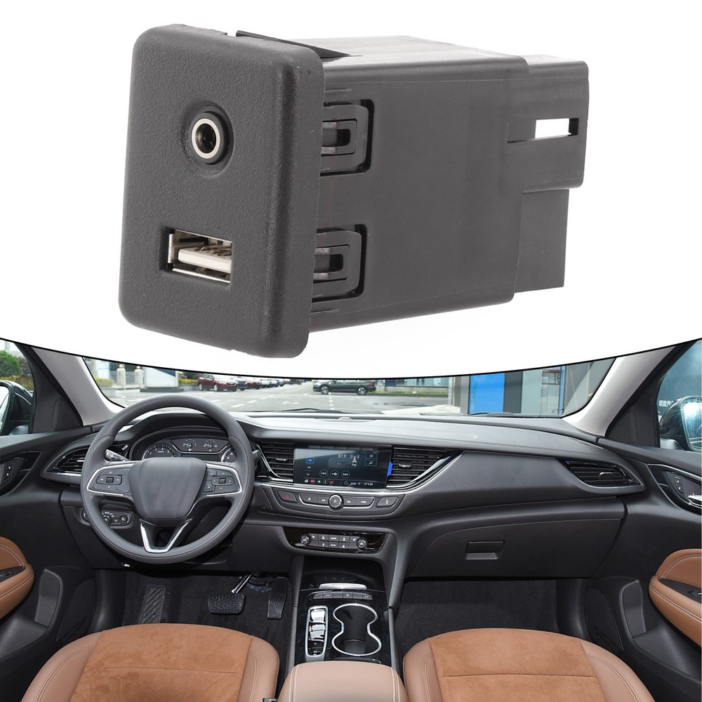 For Opel Car AUX Audio Socket Reliable Performance & Black ABS Material