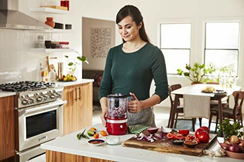 KitchenAid KFCB519ER Cordless Chopper, 5 cup, Empire Red