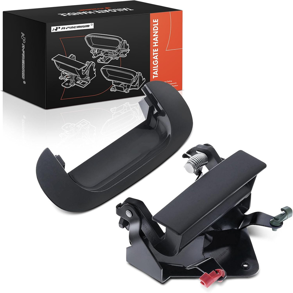 Tailgate Handle Liftgate Handle with Bezel Compatible with Dodge Ram 1500 1994-2