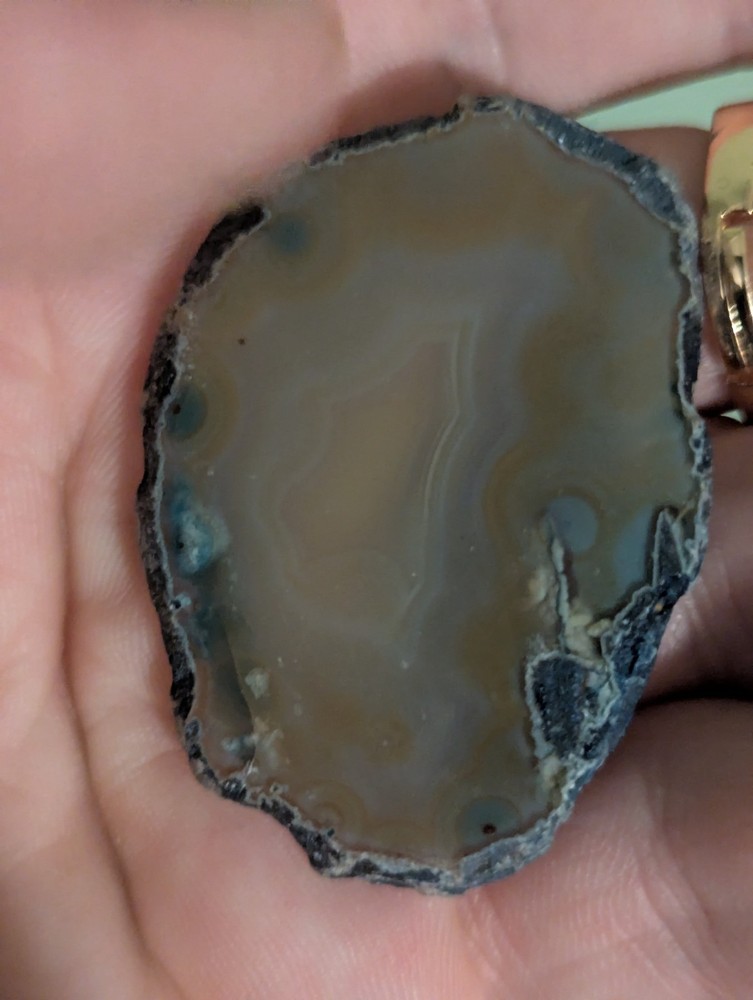 A Murky Brown Agate Slab