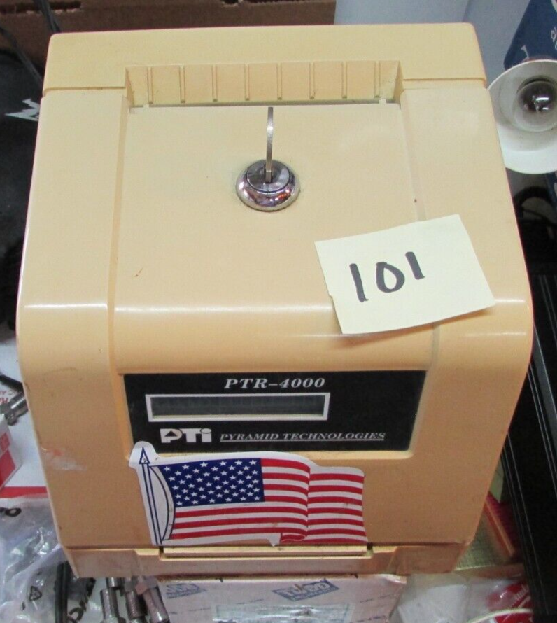 Pyramid Technology 4000 PTR 4000 Time Clock
