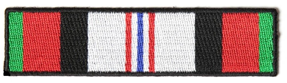 Afghanistan War Service Ribbon Patch