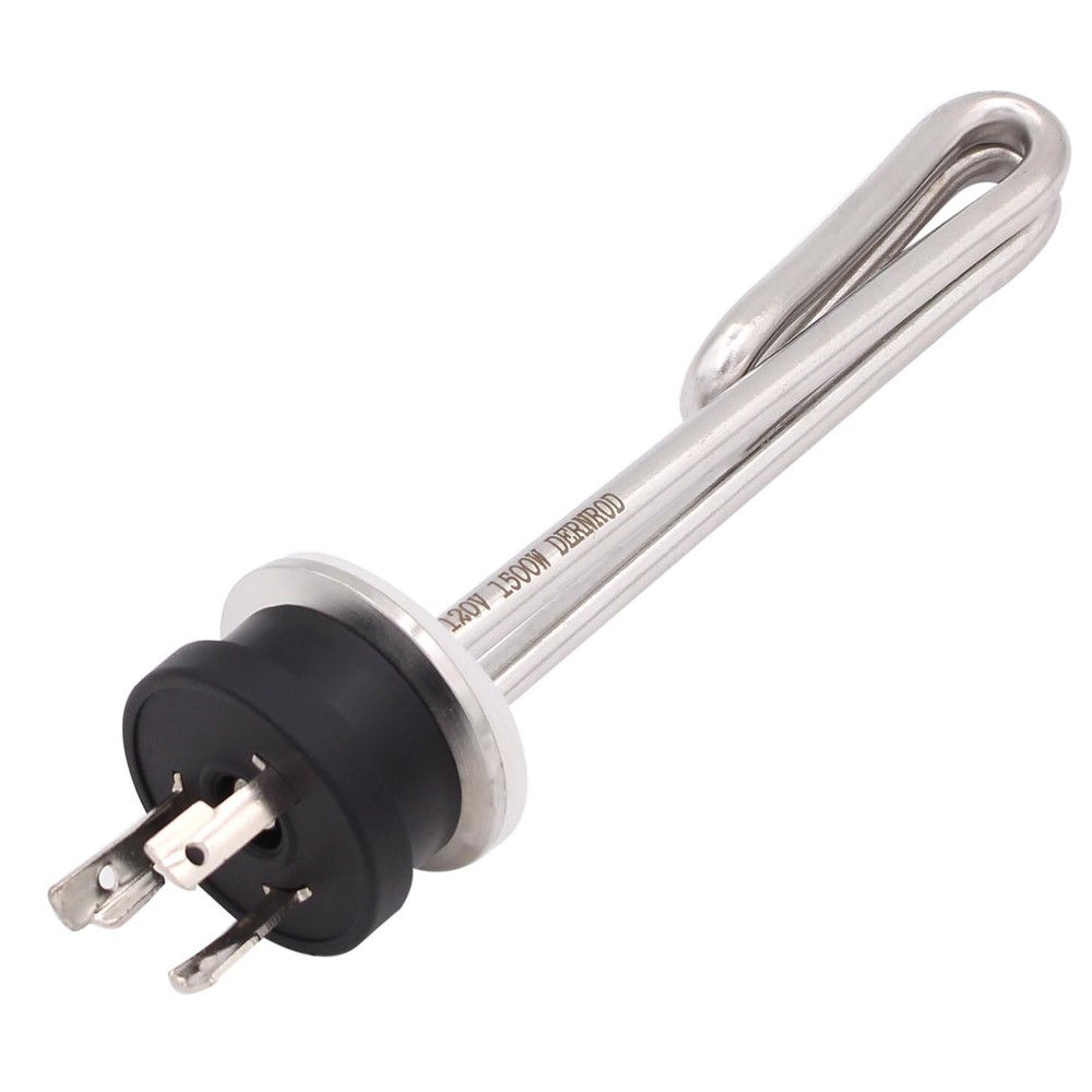 1500W Stainless Steel Water Heater 120V Tri-Clamp Foldback Element 1.5" Clamp