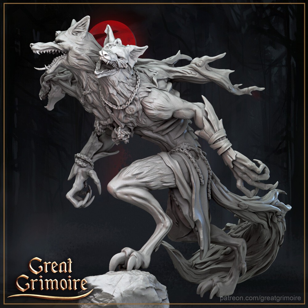 Fox Abomination Miniature | D&D DnD |