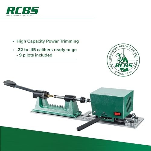 RCBS 90367 Trimpro 2 Kit, Power with Spring Shellholder