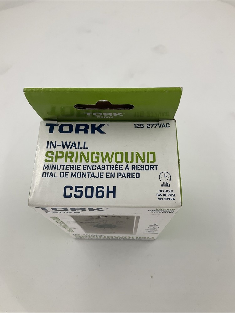 Tork C506H Spring-Wound Timer, Range 0 To 6 Hr.