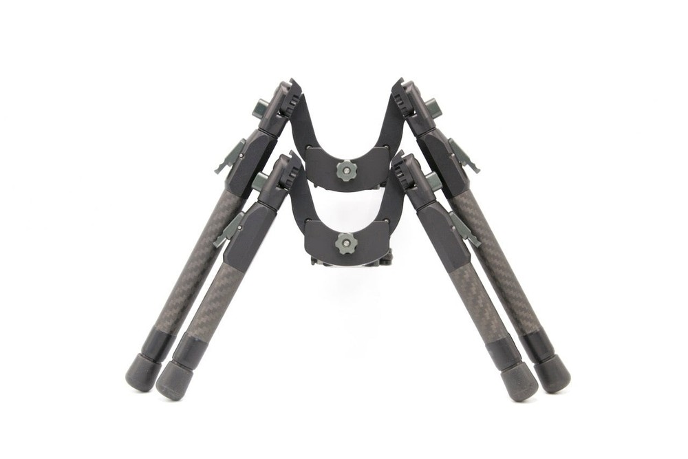 Tier One Carbon Arca Evolution Bipod, Black, Tall/9in, T1BECA230