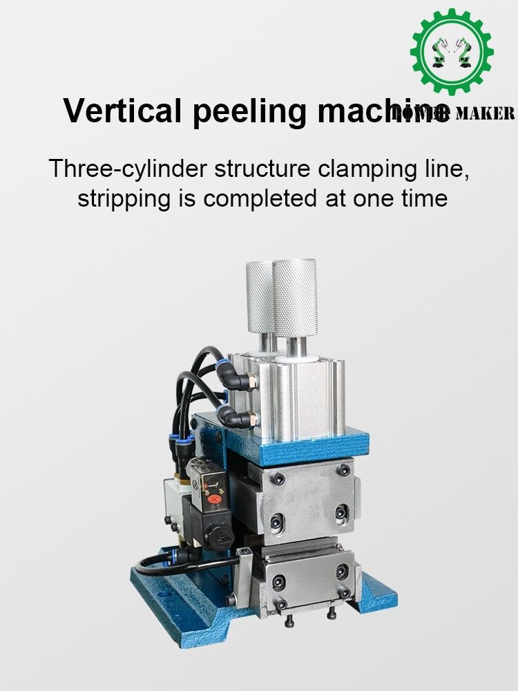 3F Vertical Core Wire Stripping Machine Pneumatic Stripping Twisting Machine