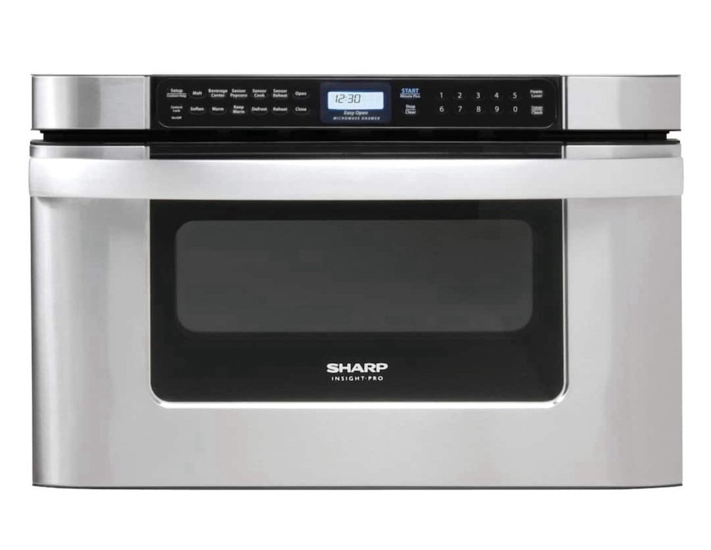 Sharp KB6524PSY 1.2 cu ft. 1000W Microwave Drawer Oven - Silver