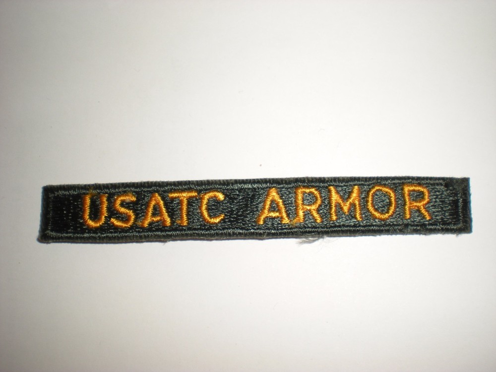US ARMY US ARMOR TRAINING CENTER TAB PATCH - COLOR