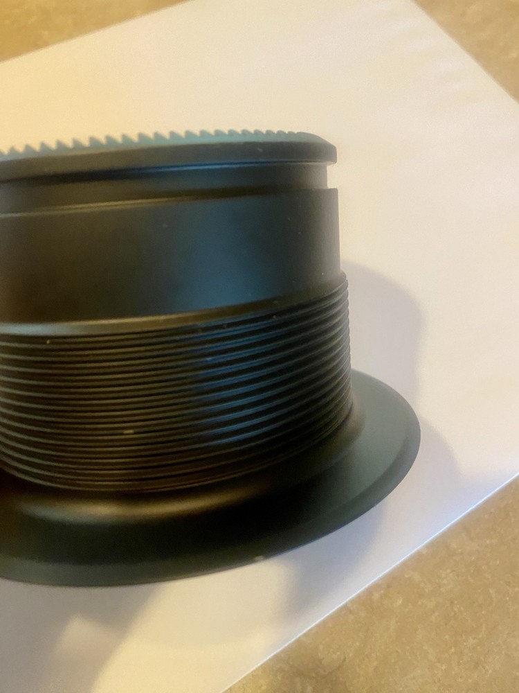 Garbage Disposal Sink Flange, EZ Mount Style, Black, Metal