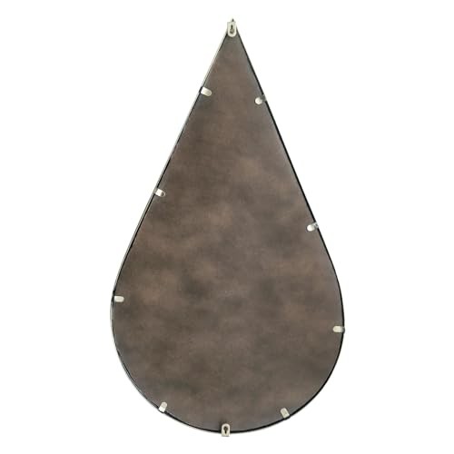 Wall Mirror Decorative Mirrors Mounted Decor Tear Drop Shape Wall-Mounted Gold