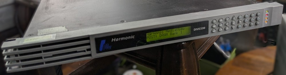Harmonic DiviCom MV100 MediaView MPEG Encoder Decoder ASI Broadcast Unit