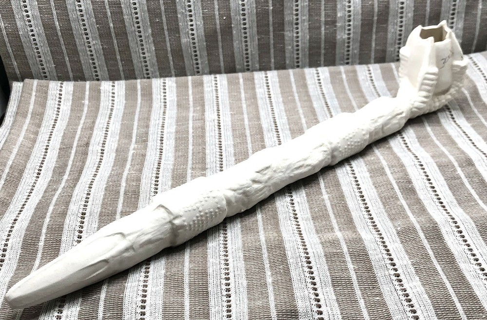 Native American Indian Claw Eagle Pipe Ceramic Bisque Ready to Paint