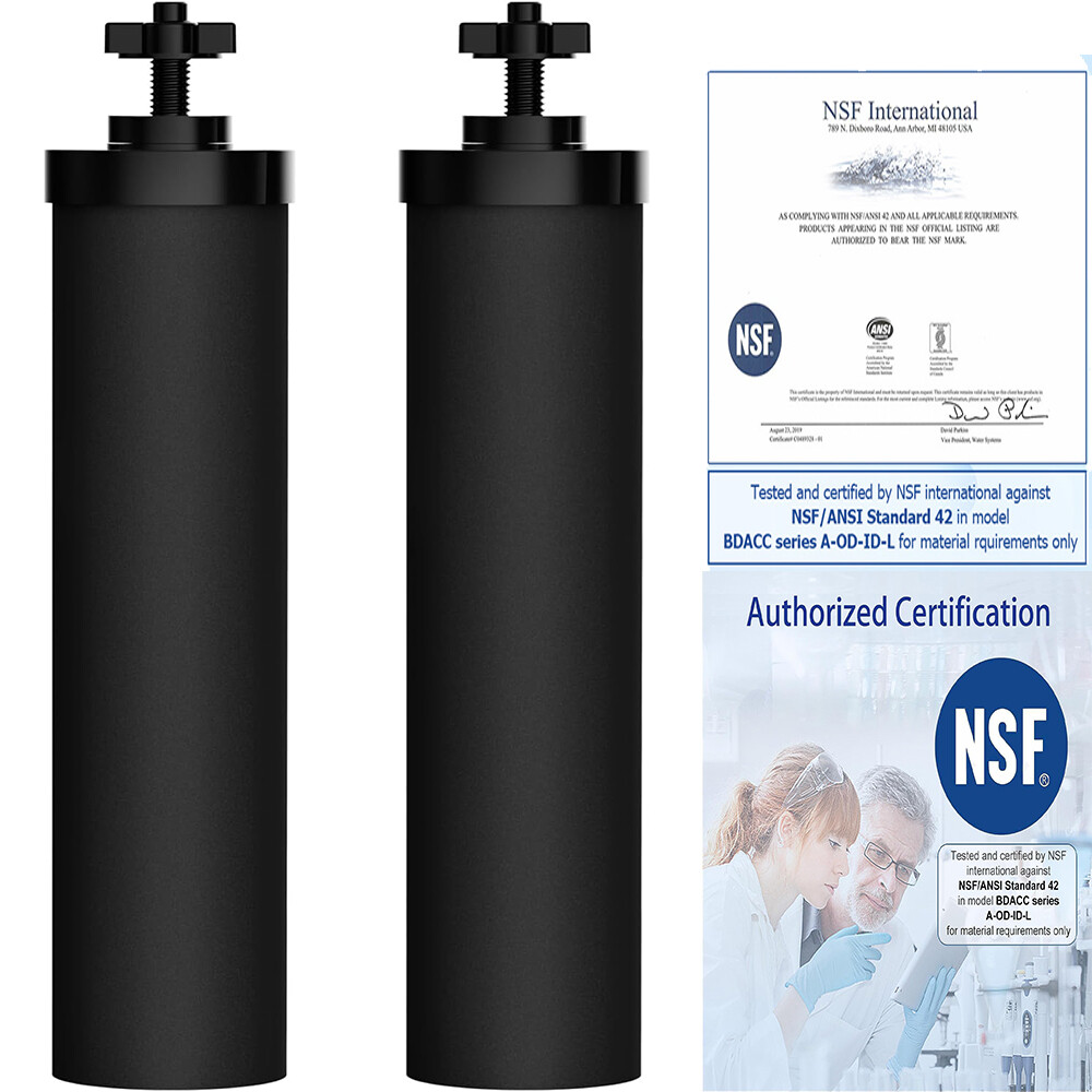 Fit For Black Berkey Replacement Filters BB9 Purification Water Filter 2 Pack