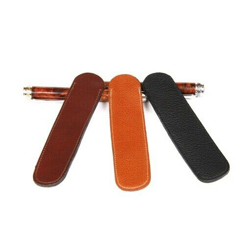 Leather Pen Slip - Tan Single