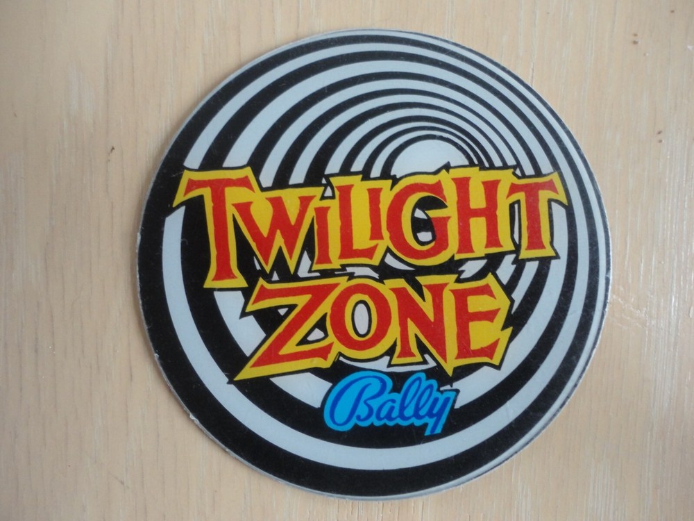 Twilight Zone Pinball Machine Promo Plastic Speaker Cutout