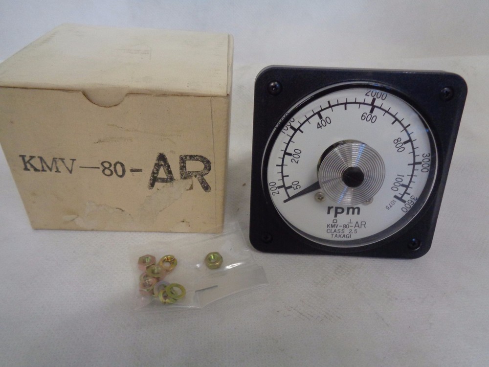 NEW TAKAGI KMV-80-AR  CLASS 2.5 TACHOMETER