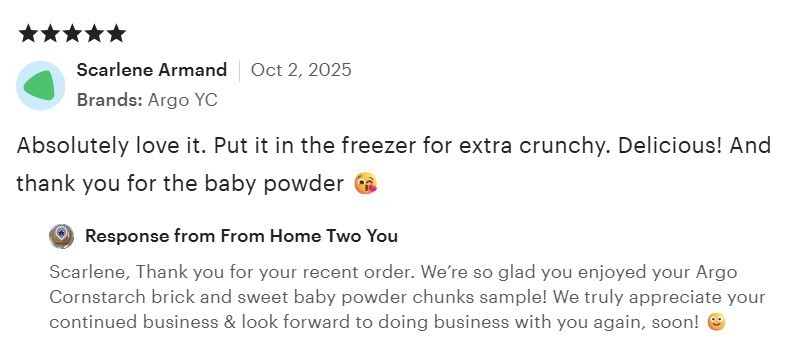 Cornstarch Crumble Bowl
