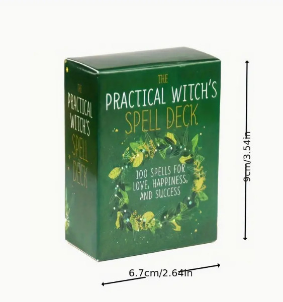 Practical Witch's Spell Tarot Deck for Love, Happiness Success BLK1115