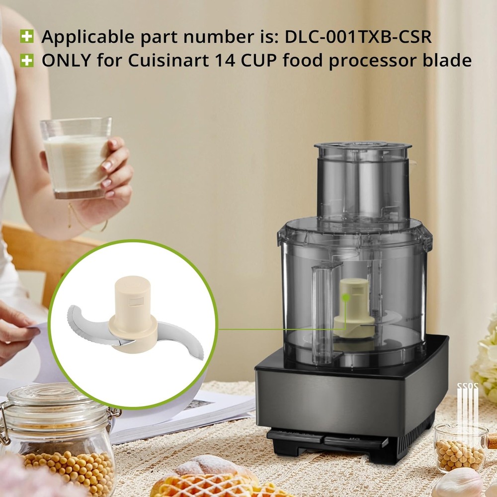 Blade for Cuisinart 14 Cup Food Processor Replacement for Model DLC-2014, DFP...