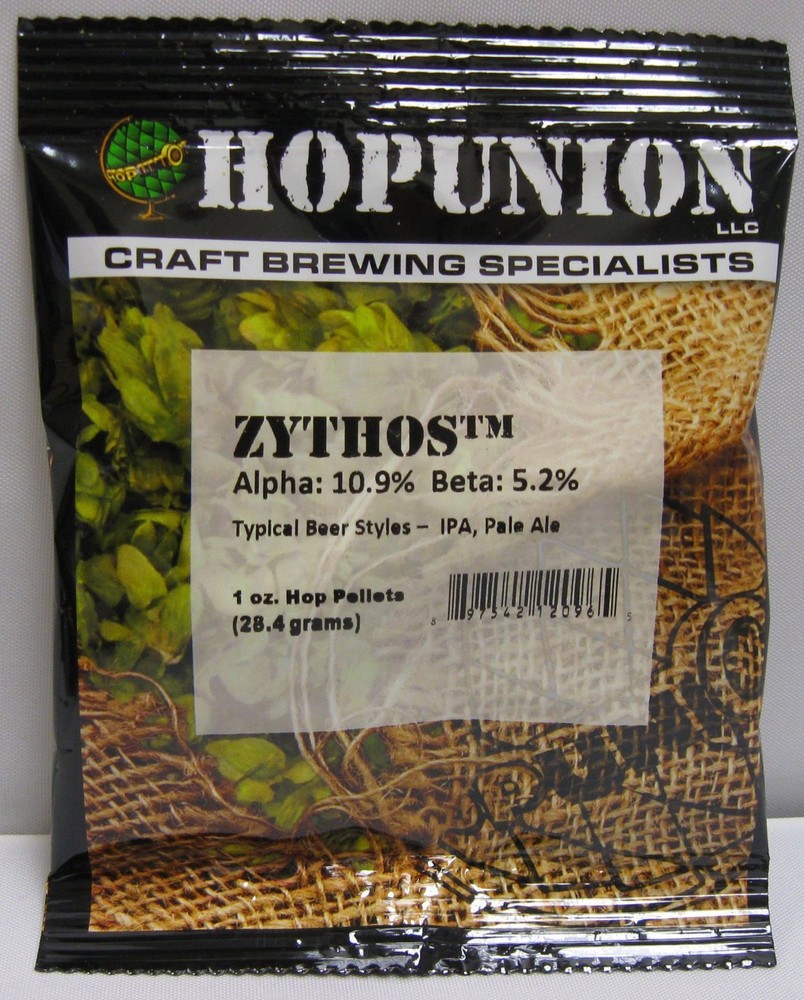 Zythos Hop Pellets 1 oz for Home Brew Beer Making