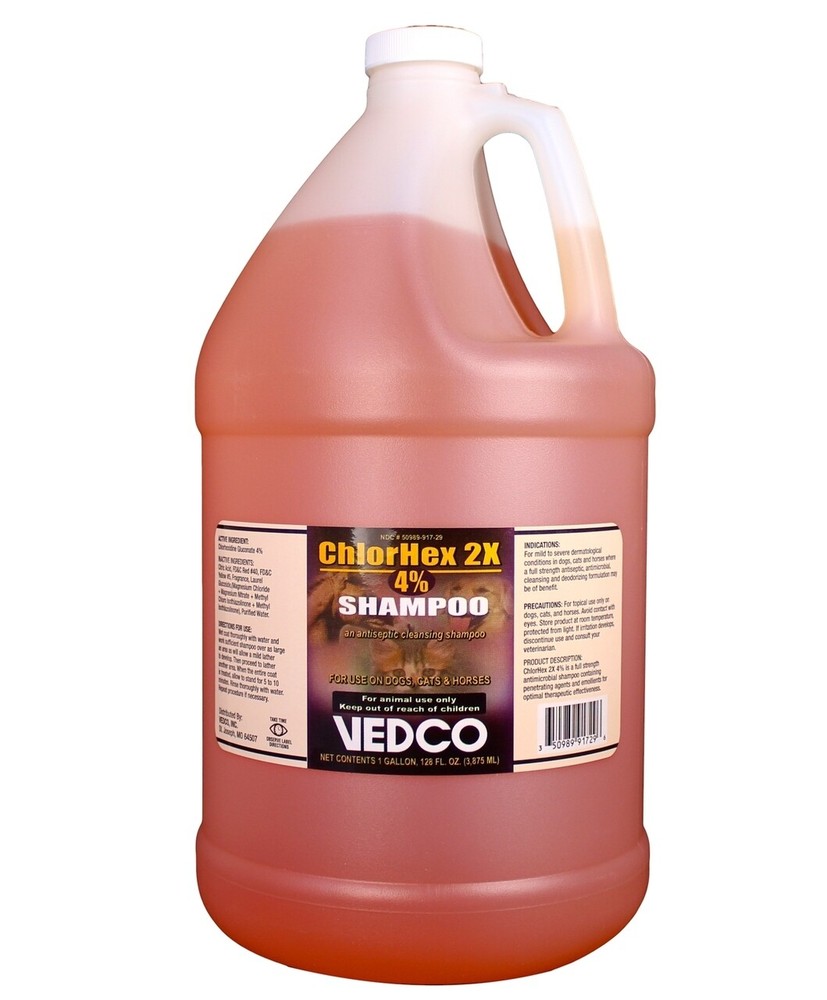 ChlorHex 2X Shampoo Chlorhexidine Gluconate 4% (1 Gallon)