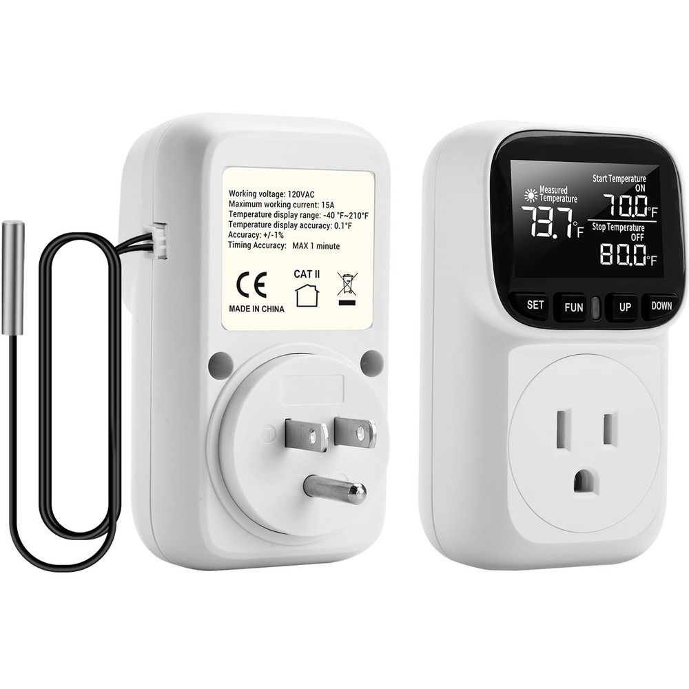 Controller Outlet - Precise Heating/Cooling Control for Digital Temperature