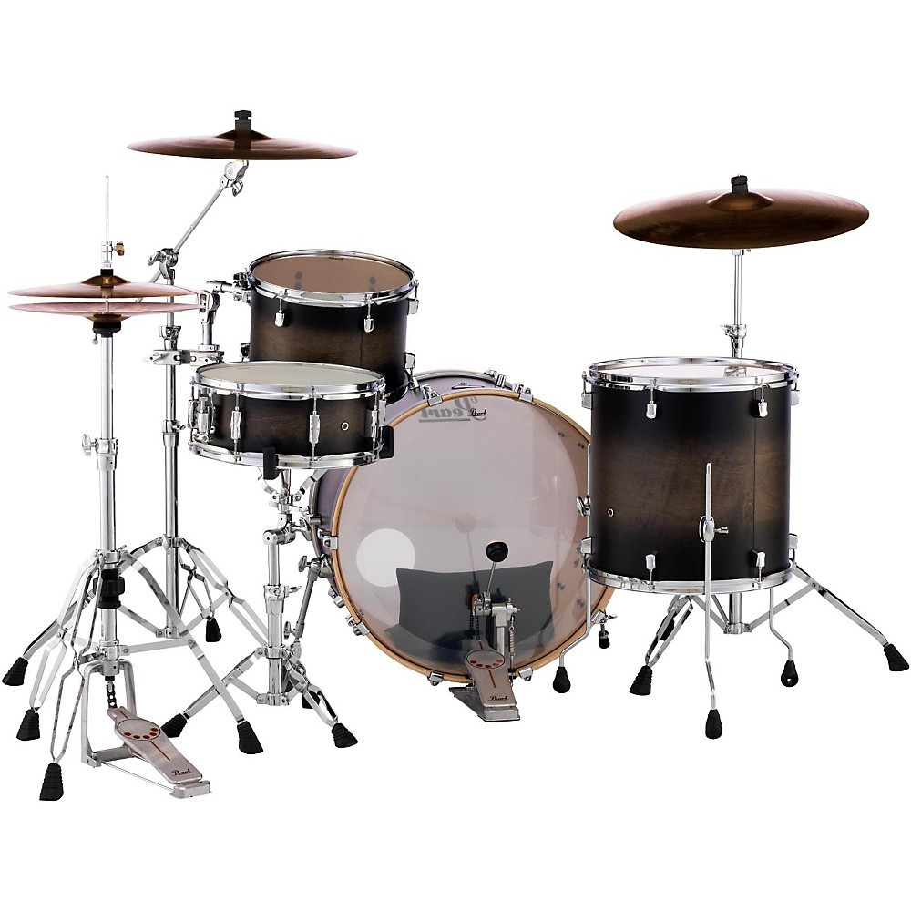 Pearl Decade Maple 3-Piece Shell Pack Satin Black Burst