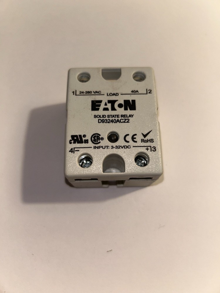 Eaton D93240ACZ2 Solid State Relay 40A 24–280VAC Industrial Control Module