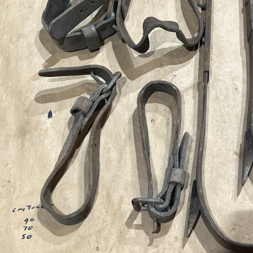 Vintage Spikes Lineman Pole Tree Climbing Gaffs