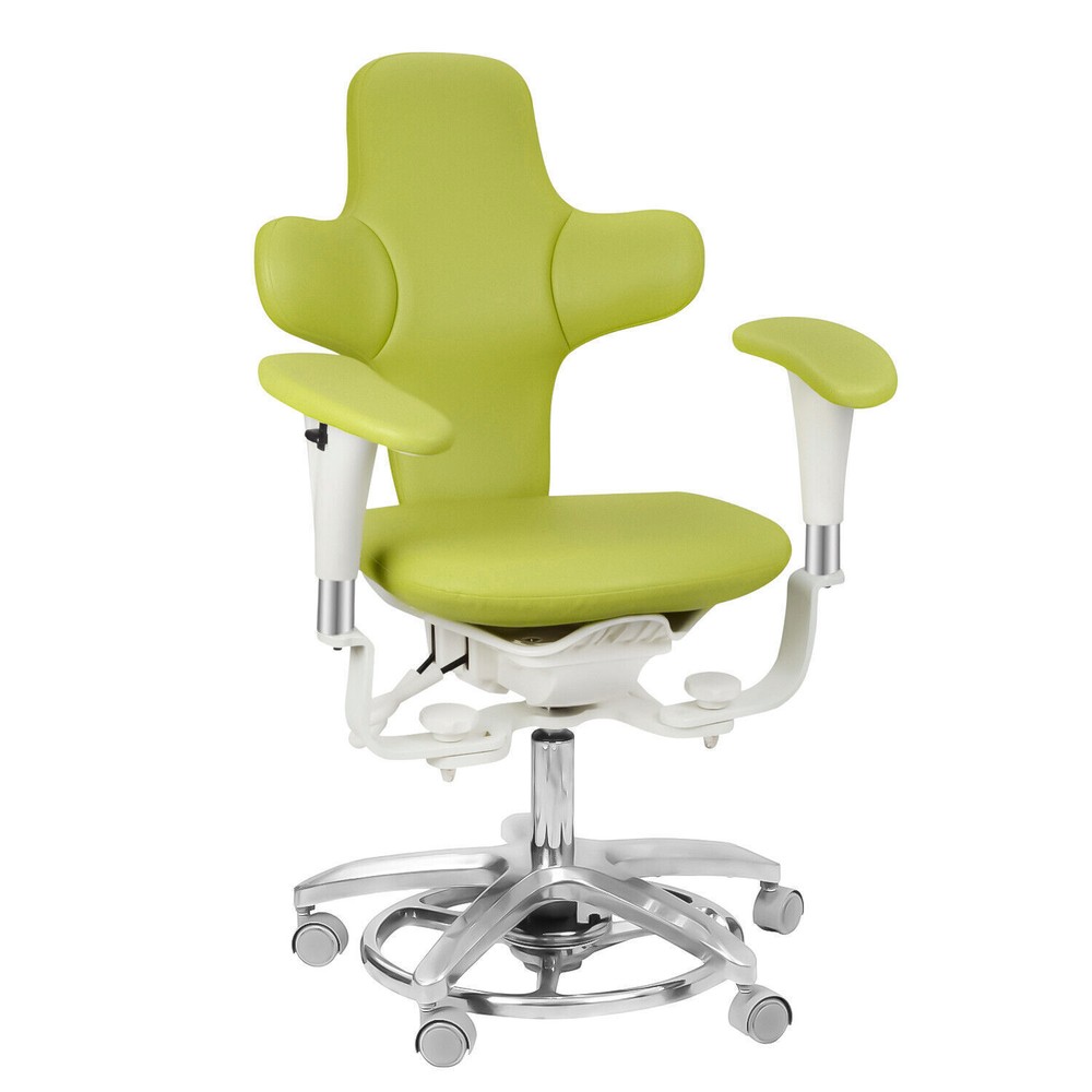 Ergonomic Dental Microscope Stool Micro Surgeon Chair Adjustable Foot Controlled