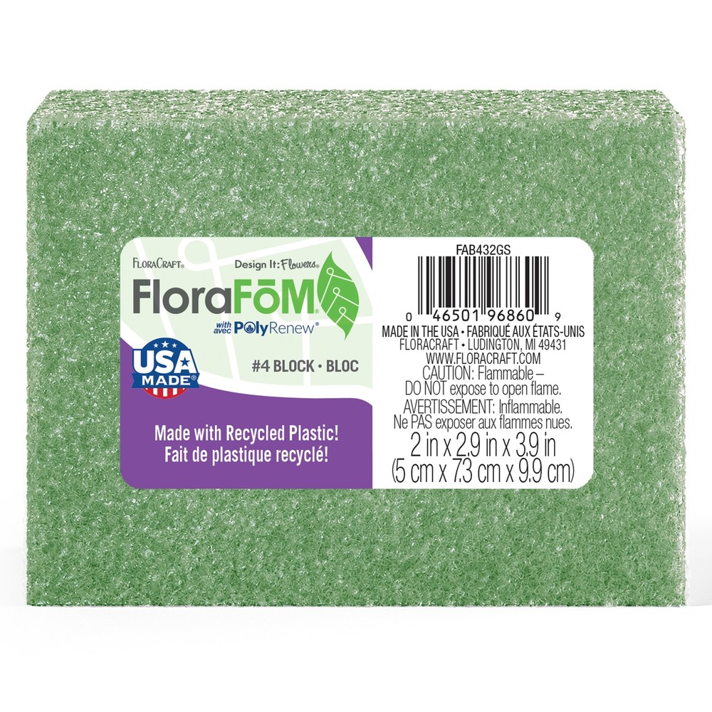 FloraCraft FloraFoM Block-2"X2.9"X3.9"