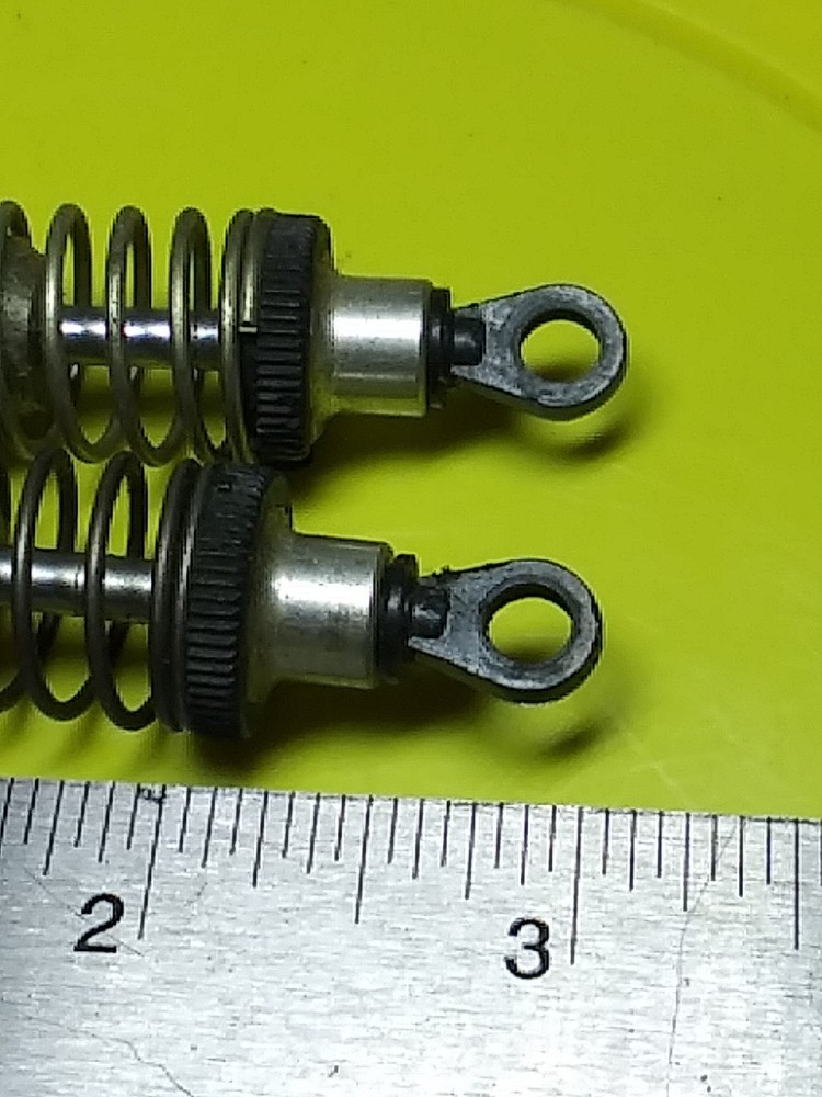 Rc kyosho Front shock pair unknown Old Used. 2piece