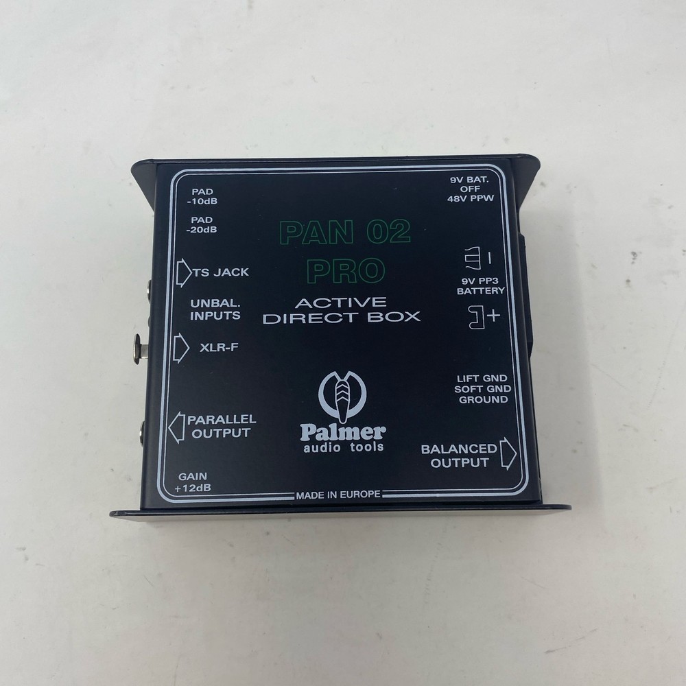 Palmer PAN 02 PRO Active DI Box - Black