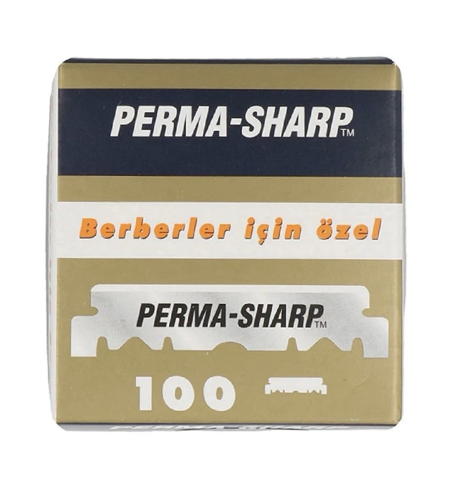 Perma-Sharp Single Edge Barber Razor Blades 100ct