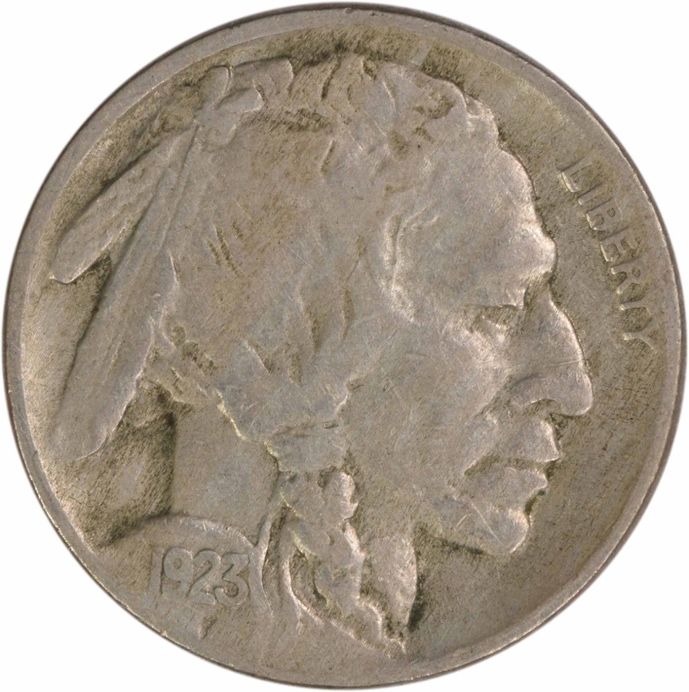 1923-S Buffalo Nickel VF Uncertified #1018