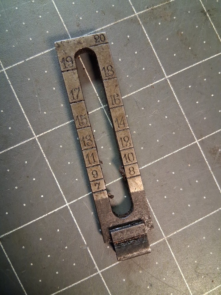 Mauser rear Sight leaf swedish m96