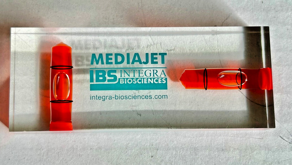 Mini Level High Accuracy Transparent Block Two Direction