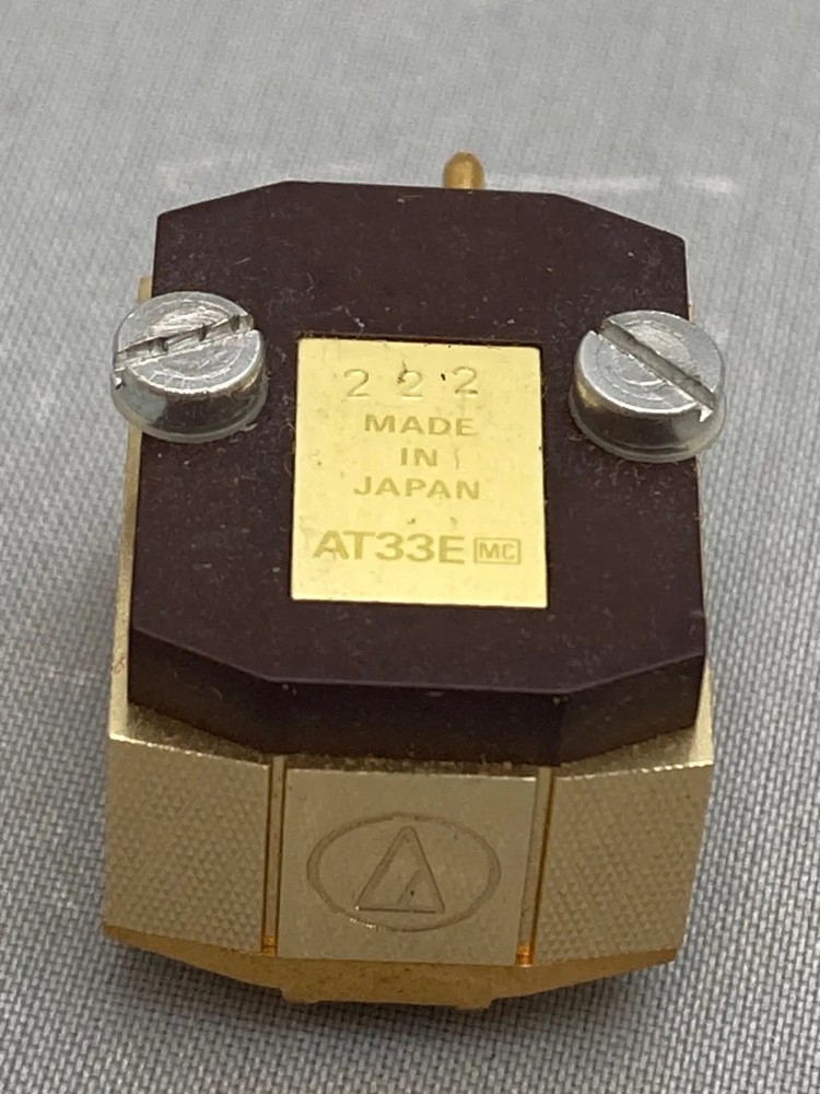 Audio-Technica AT33E MC type cartridge stylus broken 2000s low-output design