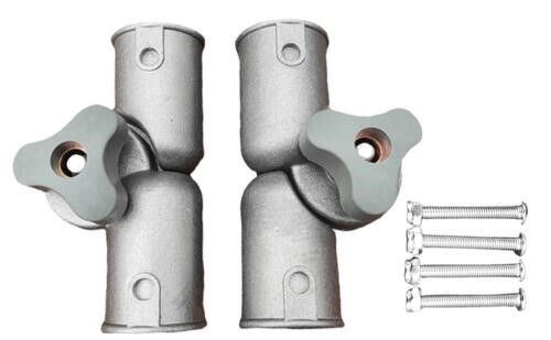 2 - Angle Adapter for poles -  Arm Converter Hardware Hinge - z