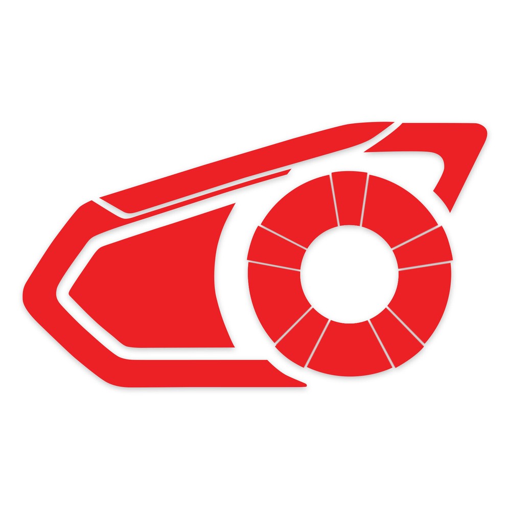 Red 1 Pcs For SENA 30K Intercom Device Sticker